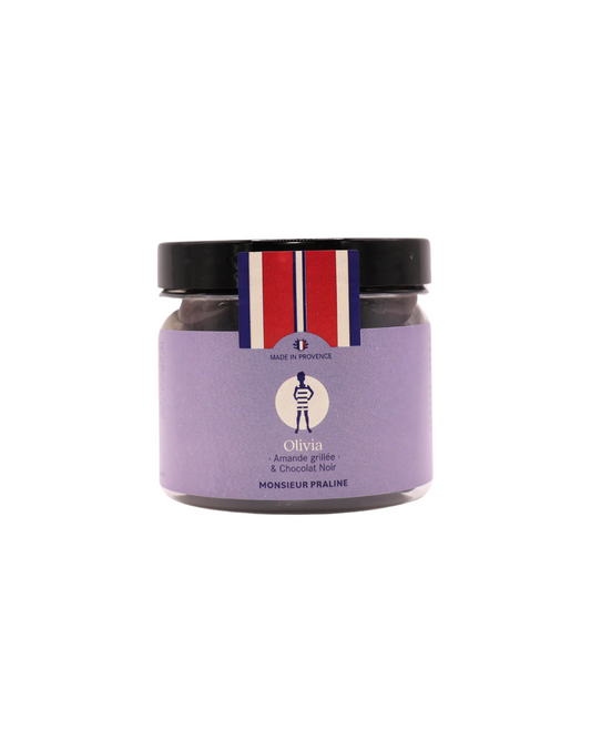 Olivia 100g - Amandes & chocolat noir