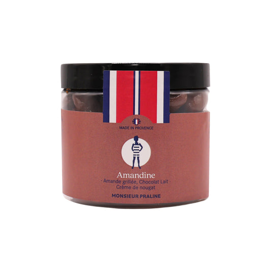 Amandine 150g - Amandes & chocolat au lait & crème de nougat