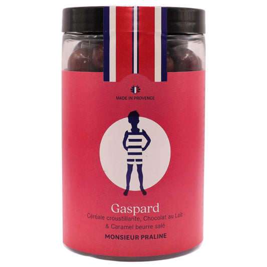 Gaspard 200g - Céréales croustillantes & chocolat au lait & caramel beurre salé