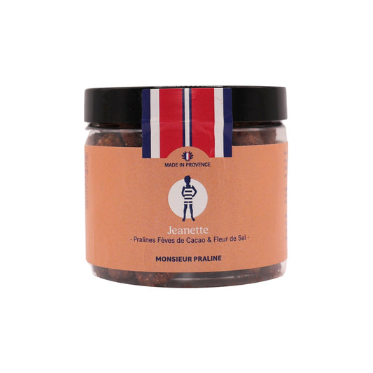 Jeanette 100g - Fèves de cacao & fleur de sel