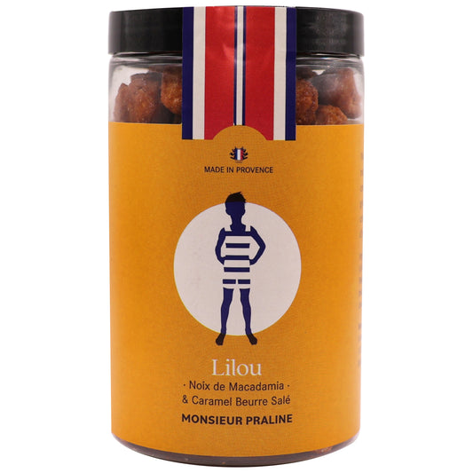 Lilou 200g - Noix de Macadamia & caramel beurre salé