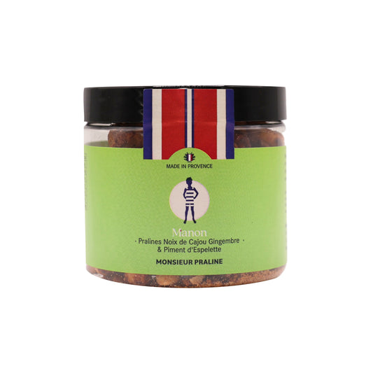Manon 100g - Noix de cajou & gingembre & piment d'Espelette