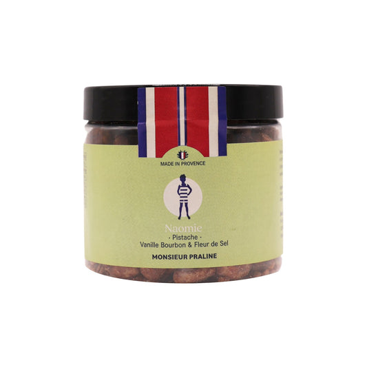 Naomie 100g - Pistaches d'Iran & vanille & fleur de sel